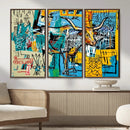 Basquiat Style Bird Bull Graffiti Wall Art Canvas Print, by MyGreatCanvas | Canvas Wall Art Prints | Photo Prints & Wall Decor