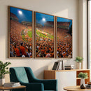 Clemson Tigers Memorial Stadium Wall Art Canvas Print