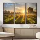 Sheep Wall Art Canvas Print – Rural Farm Animal Artwork by MyGreatCanvas | Canvas Wall Art Prints | Photo Prints & Wall Decor