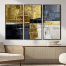 Gold Navy Abstract Wall Art Canvas Print, Modern Luxury by MyGreatCanvas | Canvas Wall Art Prints | Photo Prints & Wall Decor