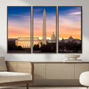 Washington DC Skyline Wall Art Canvas Print – Lincoln by MyGreatCanvas | Canvas Wall Art Prints | Photo Prints & Wall Decor