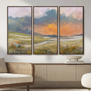 Mountain Sunset Wall Art Canvas Print Vintage Landscape by MyGreatCanvas | Canvas Wall Art Prints | Photo Prints & Wall Decor