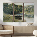 Edward Mitchell Bannister Streamside Wall Art Canvas Print by MyGreatCanvas | Canvas Wall Art Prints | Photo Prints & Wall Decor