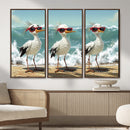Funny Seagull Wall Art Canvas Print Beach Birds With by MyGreatCanvas | Canvas Wall Art Prints | Photo Prints & Wall Decor