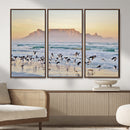 Seagulls Over Ocean Wall Art Canvas Print – Coastal Beach by MyGreatCanvas | Canvas Wall Art Prints | Photo Prints & Wall Decor
