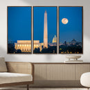 Washington DC Skyline Wall Art Canvas Print – Lincoln by MyGreatCanvas | Canvas Wall Art Prints | Photo Prints & Wall Decor