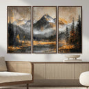 Mountain Lake Canvas Wall Art — Rustic Forest Landscape by MyGreatCanvas | Canvas Wall Art Prints | Photo Prints & Wall Decor
