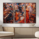 Jazz Band Canvas Wall Art — Jazz Club Singer Saxophone Print by MyGreatCanvas | Canvas Wall Art Prints | Photo Prints & Wall Decor