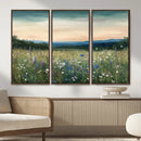 Wildflower Meadow Oil Painting Canvas — Daisy Lavender by MyGreatCanvas | Canvas Wall Art Prints | Photo Prints & Wall Decor