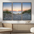 Sandy Dune Path Sunset Canvas Wall Art — Seagulls Beach by MyGreatCanvas | Canvas Wall Art Prints | Photo Prints & Wall Decor