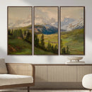 Konrad Petrides View from Mount Helm Canvas — Austrian by MyGreatCanvas | Canvas Wall Art Prints | Photo Prints & Wall Decor