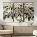 Cowboy Cattle Drive Canvas Wall Art, Western Longhorn Herd by MyGreatCanvas | Canvas Wall Art Prints | Photo Prints & Wall Decor