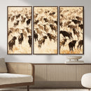 Texas Longhorn Sepia Canvas Wall Art, Western Cattle by MyGreatCanvas | Canvas Wall Art Prints | Photo Prints & Wall Decor