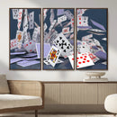 Playing Cards Canvas Wall Art | Casino Game Room Decor, by MyGreatCanvas | Canvas Wall Art Prints | Photo Prints & Wall Decor