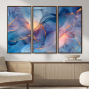 Colorful Abstract Canvas Wall Art Print, Vibrant Popup Color Art Print