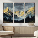 Abstract Mountain Wall Art Canvas Print Modern Landscape Painting Print by MyGreatCanvas | Canvas Wall Art Prints | Photo Prints & Wall Decor