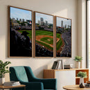 Chicago Cubs Baseball Team Print - Wrigley Field Stadium