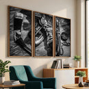 Old Pair of Mens Skates Wall Art Canvas, Men Skates Wall Art