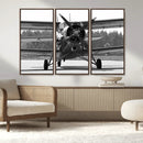 Wall Art Old War Plane Canvas Print by MyGreatCanvas | Canvas Wall Art Prints | Photo Prints & Wall Decor