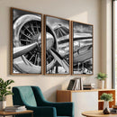 Vintage Antique Airplane Wall Art Canvas Print