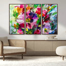 Oil Flower Abstract Canvas Print by MyGreatCanvas | Canvas Wall Art Prints | Photo Prints & Wall Decor