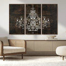 Rustic Chandelier Canvas Print by MyGreatCanvas | Canvas Wall Art Prints | Photo Prints & Wall Decor