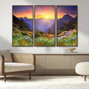 Mountain and Spring Wall Art Canvas Print by MyGreatCanvas | Canvas Wall Art Prints | Photo Prints & Wall Decor
