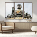 Buddha Statue Wall Art Canvas Print