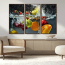 Kithen Vegetables World Wall Art Canvas Print
