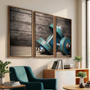 Dambell and Sport Wall Art Canvas Print