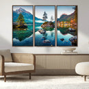 Crystal Clear Lake Wall Art | Mountains Wall Art Canvas | 3 by MyGreatCanvas | Canvas Wall Art Prints | Photo Prints & Wall Decor