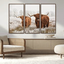 Longhorn Cattle Wall Art Canvas Print, Framed Farmhouse by MyGreatCanvas | Canvas Wall Art Prints | Photo Prints & Wall Decor