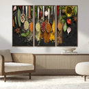 Kitchen Spice Wall Art Canvas Print