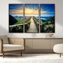 Mountain and Sunset Wall Art Canvas Print by MyGreatCanvas | Canvas Wall Art Prints | Photo Prints & Wall Decor