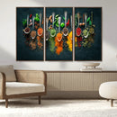 Colorful Spices Canvas Wall Art – Vibrant Kitchen Decor by MyGreatCanvas | Canvas Wall Art Prints | Photo Prints & Wall Decor