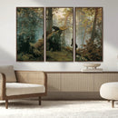 Baby Bears in Forest Wall Art Canvas Print by MyGreatCanvas | Canvas Wall Art Prints | Photo Prints & Wall Decor