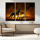 Horse Wall Art Canvas Print, Multi Panel Animal Canvas Print