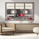 Music Cassette Iconic Wall Art Canvas Print by MyGreatCanvas | Canvas Wall Art Prints | Photo Prints & Wall Decor