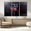 American Football Wall Art Canvas Print, Stadium Sport Wall