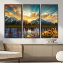Grand Teton Park Sunrise Wall Art – Vibrant Landscape Canvas by MyGreatCanvas | Canvas Wall Art Prints | Photo Prints & Wall Decor