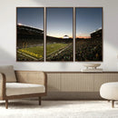 Oregon Ducks Football Team Print - Eugene Autzen Stadium