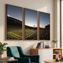 Oregon Ducks Football Team Print - Eugene Autzen Stadium