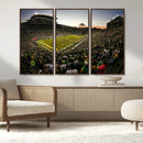 Oregon Stadium Canvas Wall Art - Captivating Game Day Scene