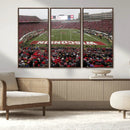 Wisconsin Badgers Team Print Canvas - Madison Camp Randall