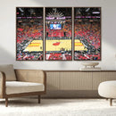 Miami Heat Basketball Team Print Wall Art- Kaseya Center by MyGreatCanvas | Canvas Wall Art Prints | Photo Prints & Wall Decor