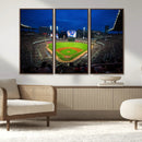 Truist Park Night Game Canvas Art - Atlanta Braves Stadium by MyGreatCanvas | Canvas Wall Art Prints | Photo Prints & Wall Decor
