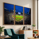 Truist Park Night Game Canvas Art - Atlanta Braves Stadium