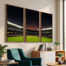 Yankee Stadium Night Game Triple Canvas, Yankee Stadium