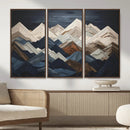 Mountain Wall Art – Modern Abstract Landscape Canvas Print