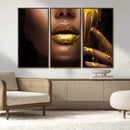African American Art Black Woman Canvas Print, African Wall
